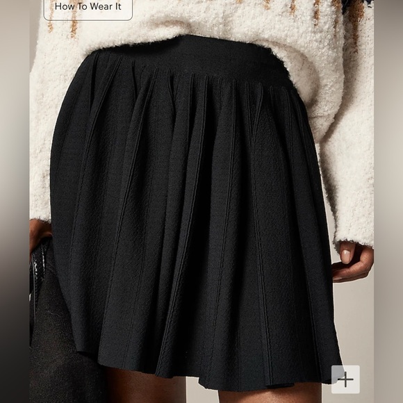 NWT J. Crew Flouncy Sweater Mini Skirt - Picture 3 of 6